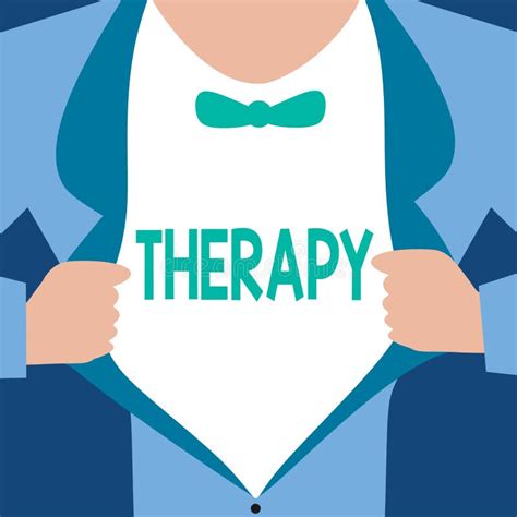 Word Writing Text Therapy Business Concept For Treatment Intended To