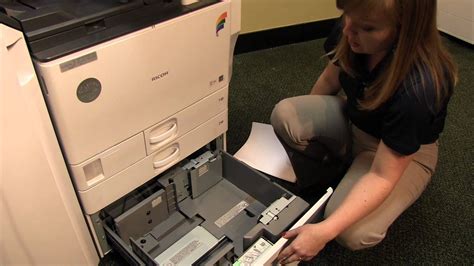 How To Load Paper In A Ricoh Mp C3503 Ricoh Mp 4002 Ricoh Mp 5002
