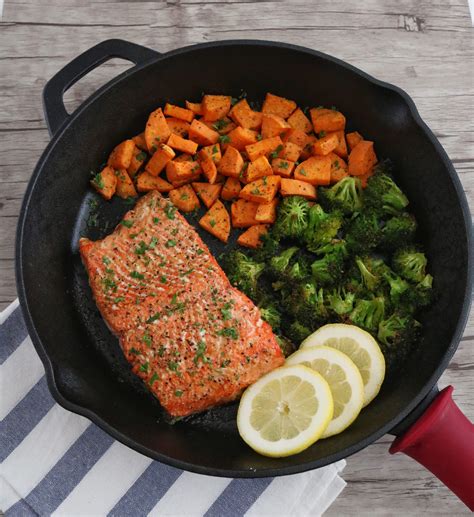 Both can be paired with a glass of champagne. The Modern Menu - One-Pan Salmon Skillet | The Modern Menu