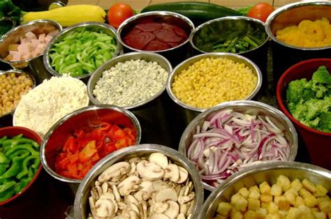 We have to determine the number of ways in which we can choose five toppings from nine toppings. 7 Ways Your Salad Is Making You Fat | STACK