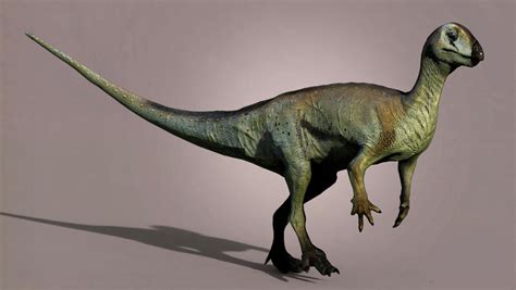 Hypsilophodon Dinosaur On Colored Photograph By Robert Fabiani Fine