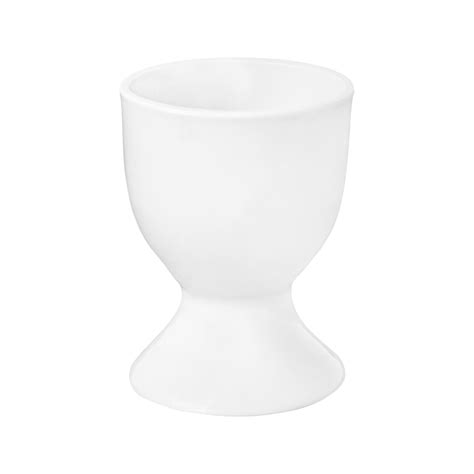 Egg Cup Cups Set White Porcelain Hard Soft Boiled Breakfast Crockery X6