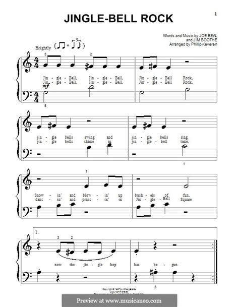 Jingle Bell Rock By J Boothe J Beal Sheet Music On
