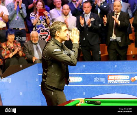 May 2nd 2022 Crucible Theatre Sheffield Yorkshire England Betfred World Championship Snooker