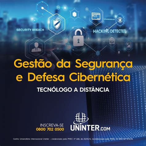 GestÃo Da SeguranÇa E Defesa CibernÉtica TecnÓlogo A DistÂncia Cepar Cursos