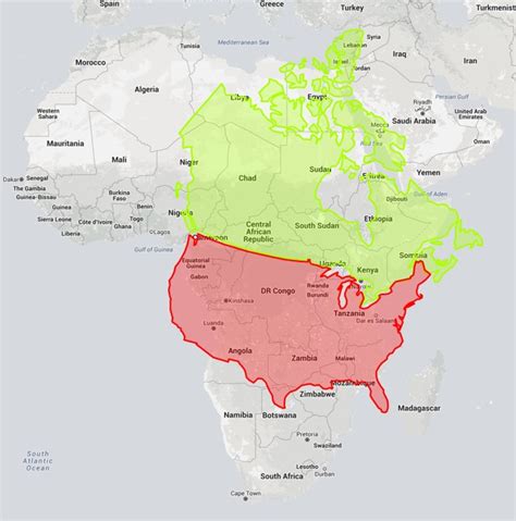 The True Size Of Things On World Maps