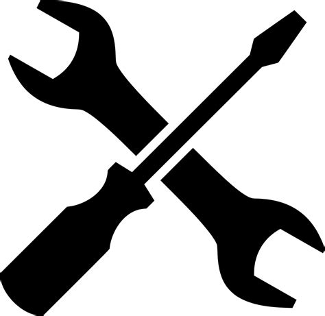 Svg Tool Settings Wrench Spanner Free Svg Image And Icon Svg Silh