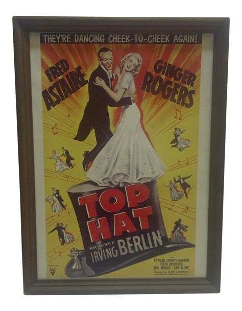 You are streaming your movie top hat released in 1935 , directed by mark sandrich ,it's runtime duration is 101 minutes , it's quality is hd and you are watching this movies on ww5.fmovie.cc , main theme of this movies is that showman jerry travers is working for producer horace hardwick in. Vintage "Top Hat" Movie Poster | Chairish
