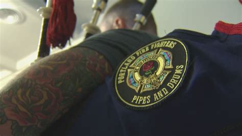 Portland Firefighters Carry On Bagpipe Tradition To Honor Fallen