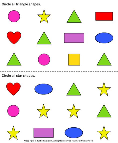Identify shapes | Shapes worksheet kindergarten, Shapes ...