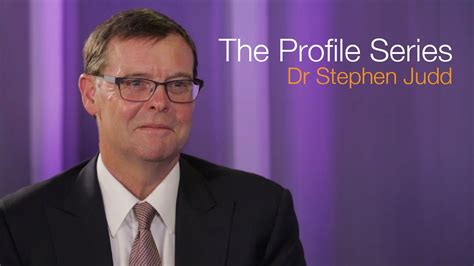 The Profile Series Dr Stephen Judd Youtube