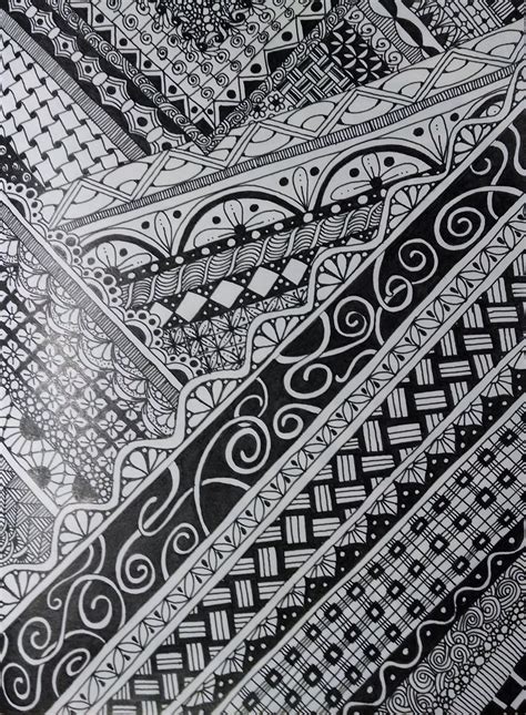 Zentangle® is a real precious method, but if you post about it, please make sure you present the real principles. Pin on Zentangle