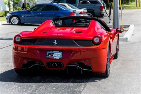 The renowned ferrari tuners are all about impressive enhancements, and for this custom ferrari 488 spider they've prepared a lot of tweaks, with the biggest surprise being found right under the hood. Used 2012 Ferrari 458 Spider For Sale ($169,900) | Marino Performance Motors Stock #188730