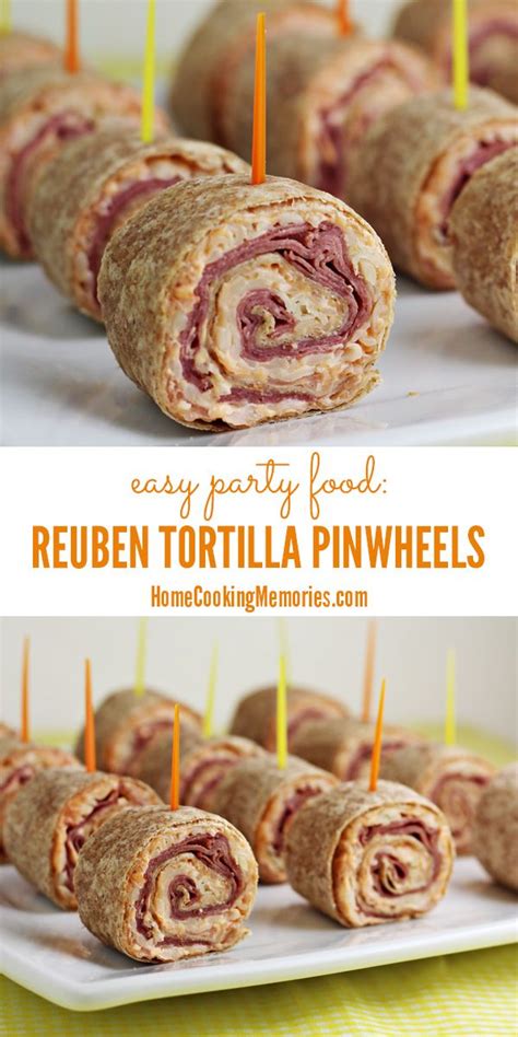 Reuben Tortilla Pinwheels Recipes Recipe Pinwheel Recipes