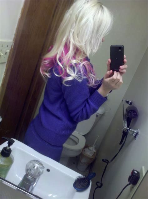 Blonde And Pink Hair On Tumblr