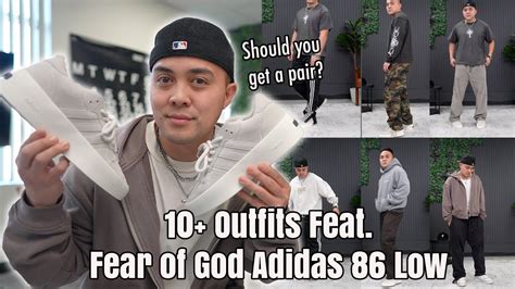 10 Outfits W Fear Of God Athletics X Adidas 86 Forum Rivalry Low