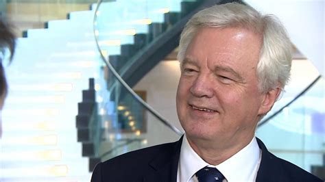 David Davis Says Eu Brexit Negotiator Meeting A Good Start Bbc News
