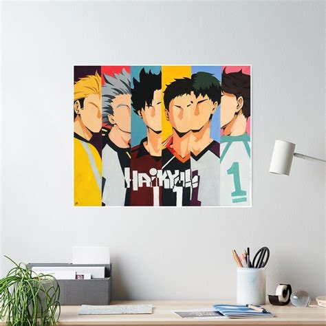Haikyuu Captains Painting Poster Anime Canvas Art Anime Canvas