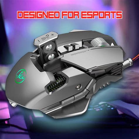 Buy Professional Gaming Mouse 3200dpi Full 7 Programmable Buttons Rgb