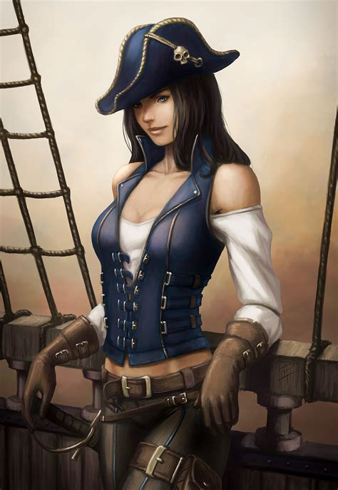 Pirate Woman Pirate Life Fantasy Art Women Fantasy Artist Dnd Characters Fantasy Characters