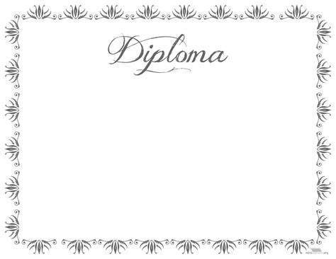 Diploma En Blanco Para Llenar 37 Plantillas Para Diplomas Y