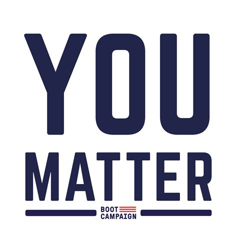 You Matter Boot Campaign