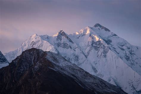 Rakaposhi Mountain Peak In Hunza Valley Gilgit Baltistan Pakistan