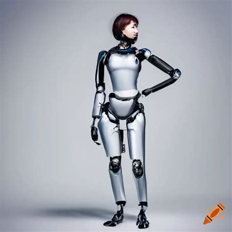 Female Humanoid Robot Illustration