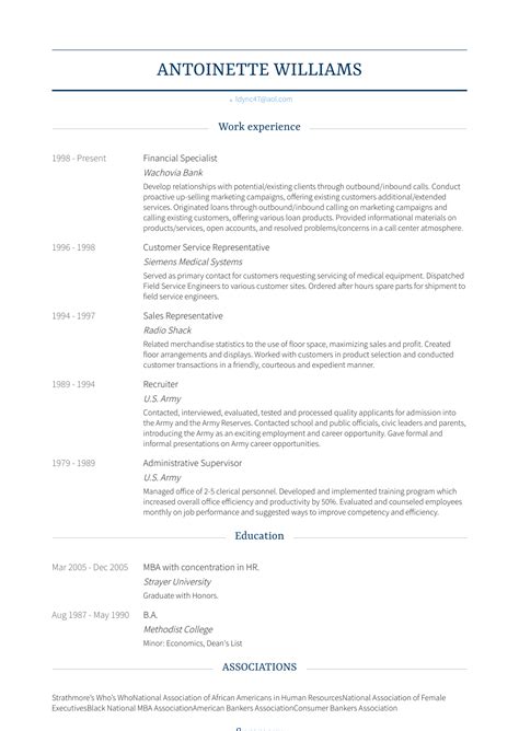 Browse resume examples for accountant jobs. Financial Specialist - Resume Samples and Templates | VisualCV
