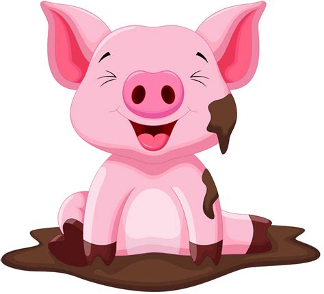 Transparent Cute Pig Png Imagenes De Cochinitos Animados Png Images