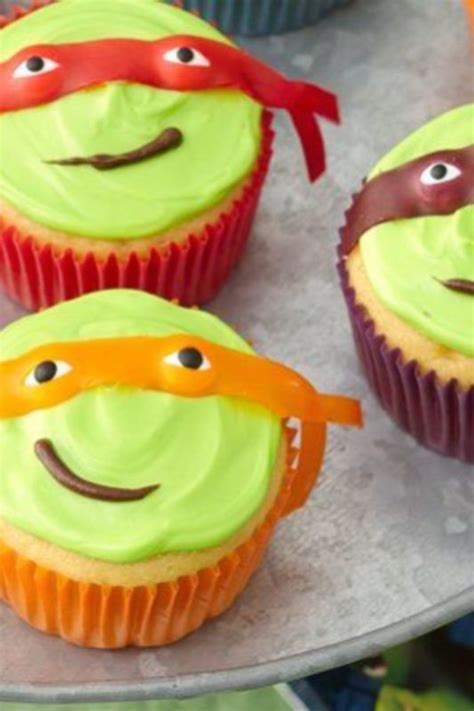 Teenage Mutant Ninja Turtles Cupcakes Recipe Turtle Cupcakes