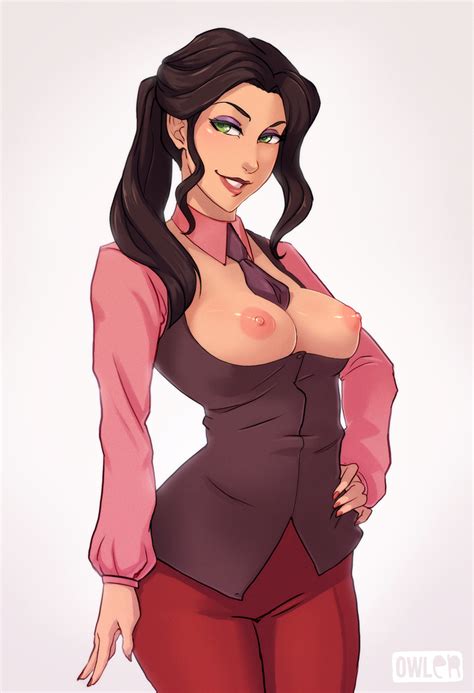 Rule 34 Asami Sato Avatar The Last Airbender Black Hair Breasts Breasts Out Clothing Female