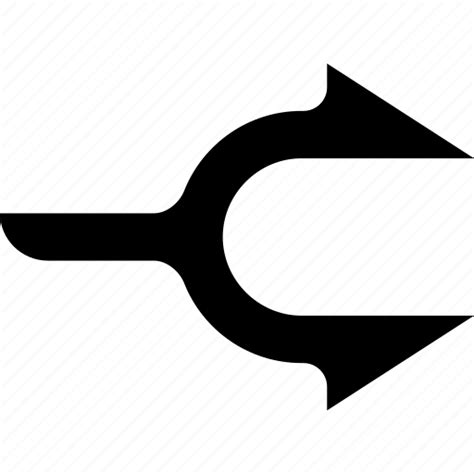 Arrow Arrows Split Icon