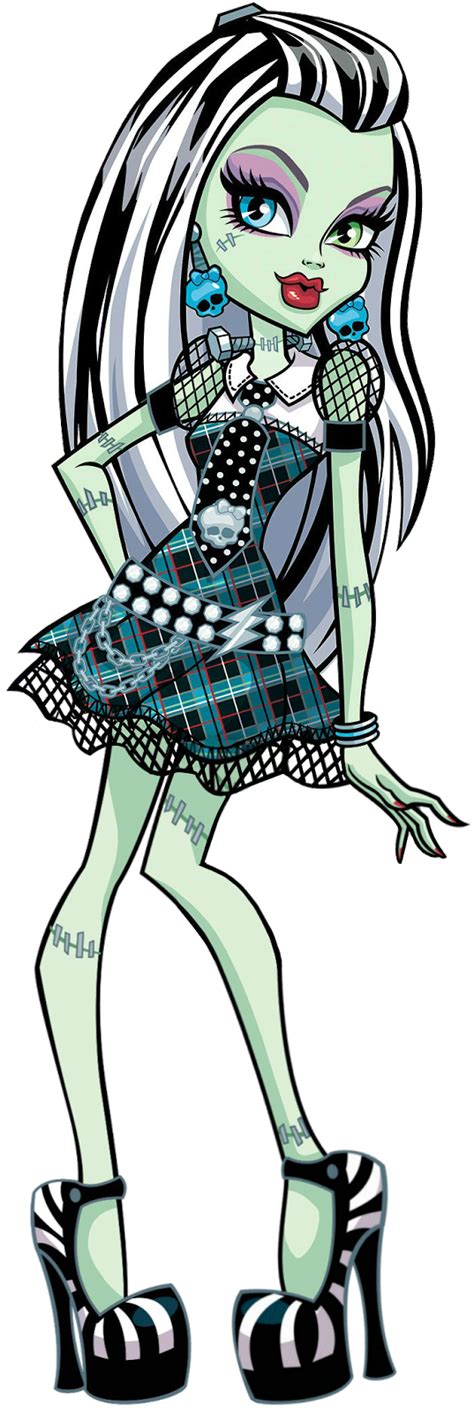 Todo Sobre Monster High Nuevo Artwork Png De Frankie Stein