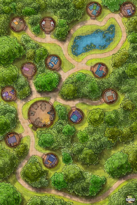 Trinpari 18 Forest Village Or Campsite Misjay Maps On Patreon In