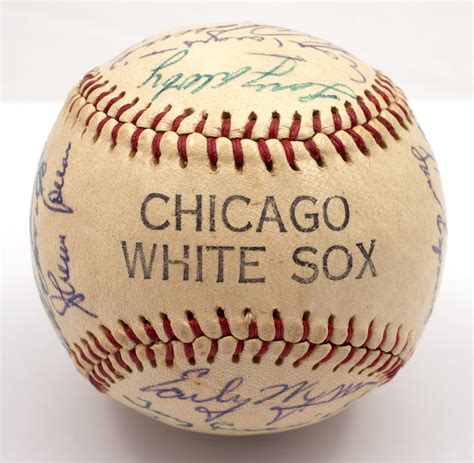 Lot Detail High Grade 1959 Chicago White Sox Al Champions Team