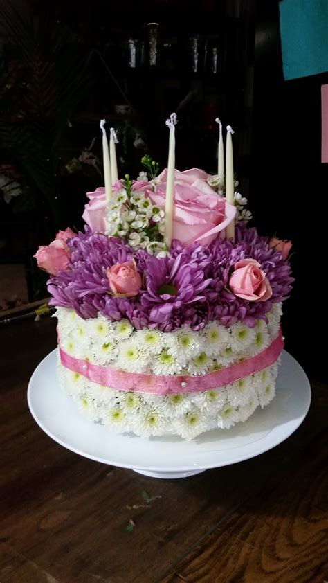 Blooming Birthday Cake In Wellington Oh Elegant Designs In Bloom