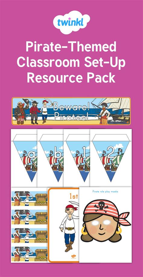 The Pirate Themed Classroom Set Up Resources Pack