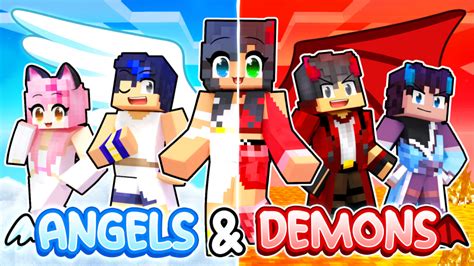 Aphmau Angels And Demons By Night Studios Minecraft Skin Pack