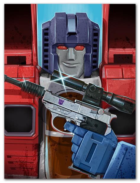Officially Licensed Limited Transformers G1 Starscream Art Posters