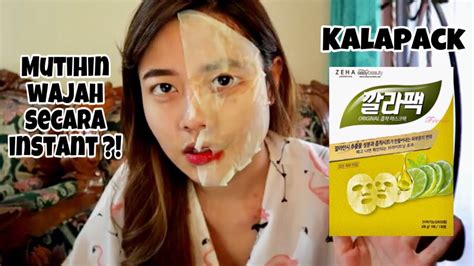 Review Sheet Mask Kalapack Youtube