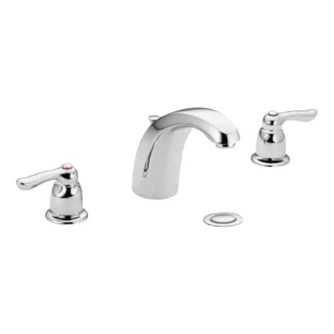 Moen Chateau 8 In Widespread 2 Handle Low Arc Bathroom Faucet With