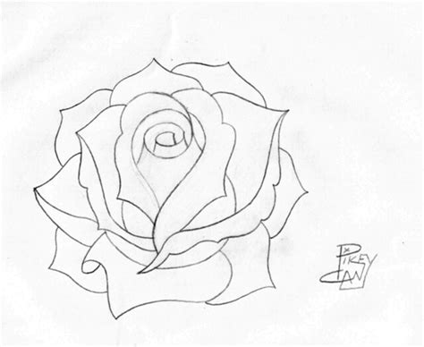Rose Pencil Sketch 4 Flickr Photo Sharing