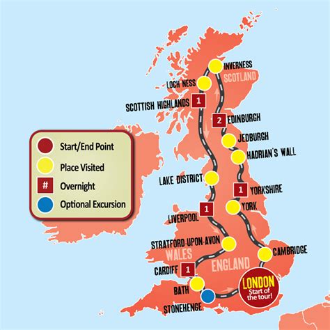 This tour of Great Britain's most popular and iconic countries unveils three distinct ...
