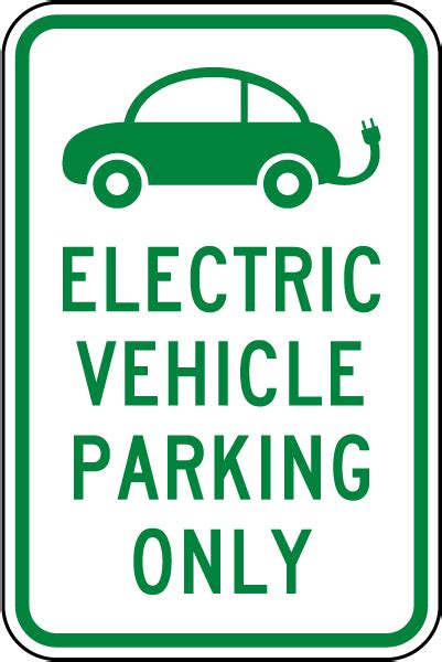 Electric Vehicle Parking Only Sign Save 10 Instantly