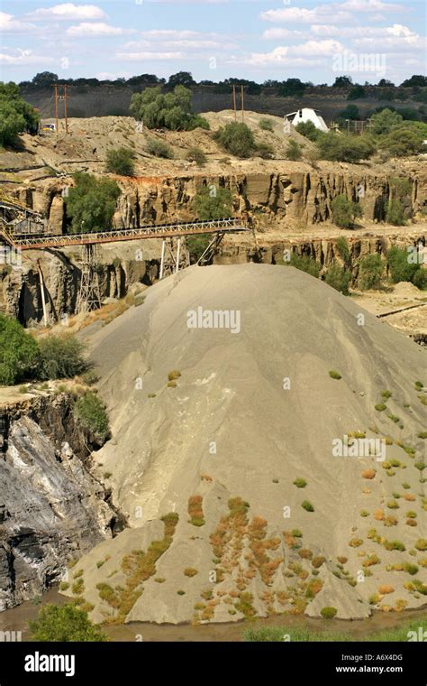 The De Beers Diamond Mine In Kimberley South Africa Being Filled With