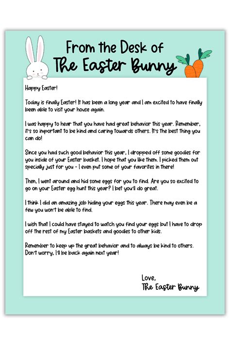 Easter-Bunny-Note-Printable-Example-4 - Mom Envy