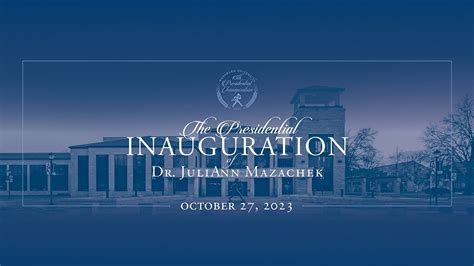 The Presidential Inauguration Of Dr Juliann Mazachek 15th President