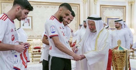 Sharjah Ruler Rewards Uae Presidents Cup Winning Team With Aed 10