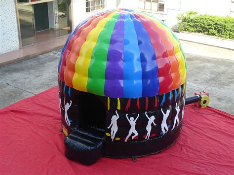 Party Use Inflatable Disco Dancing Dome With Led Light